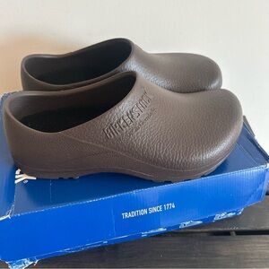 Unisex Birkenstock Profi Birki Brown Mule Clogs M-6 W-8